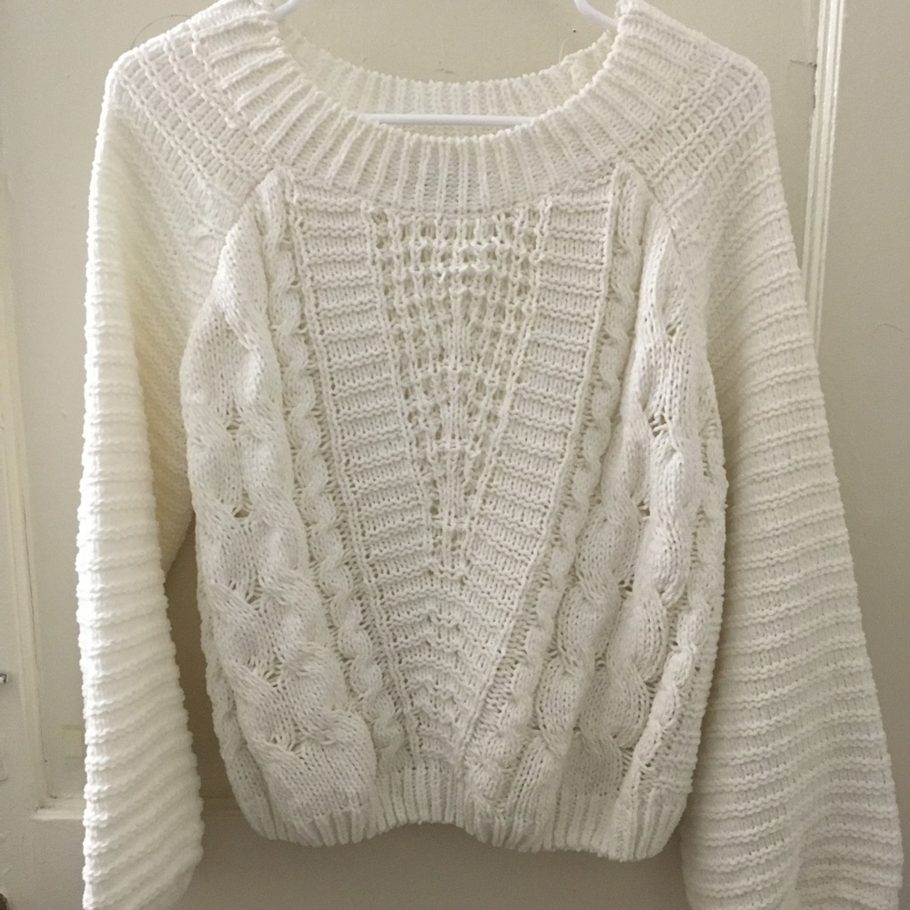 Cute White Sweater!